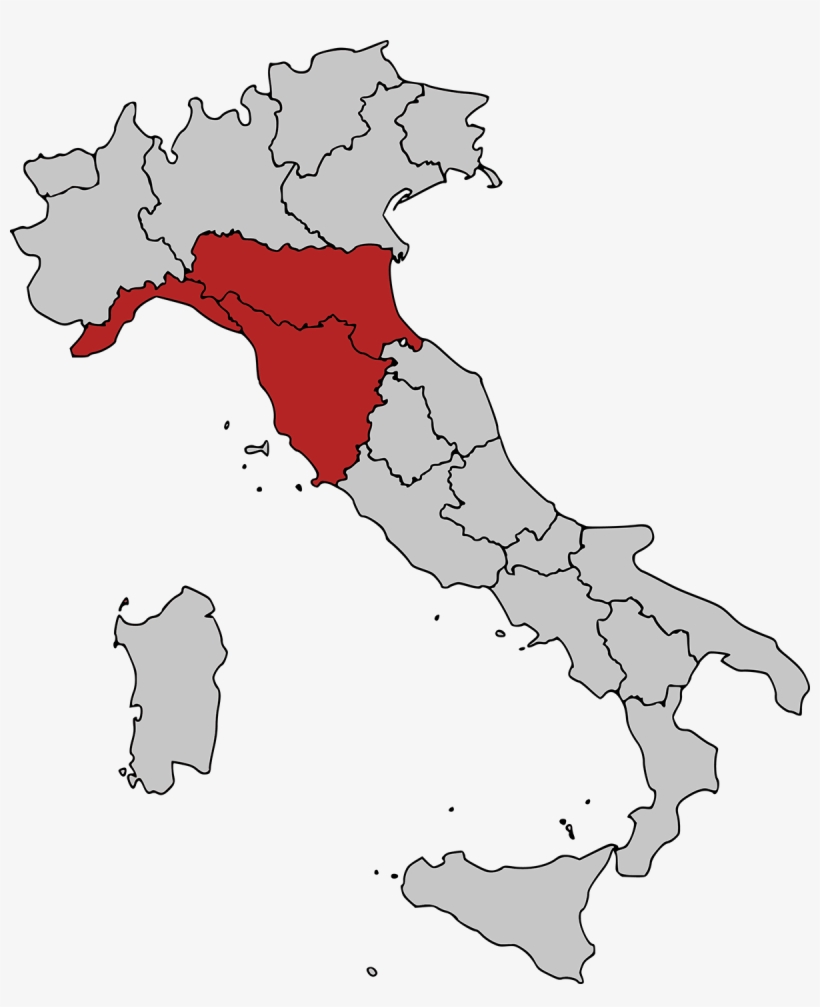 Italy Map Regions Covered - Map Of Abruzzo National Park, transparent png #7712701
