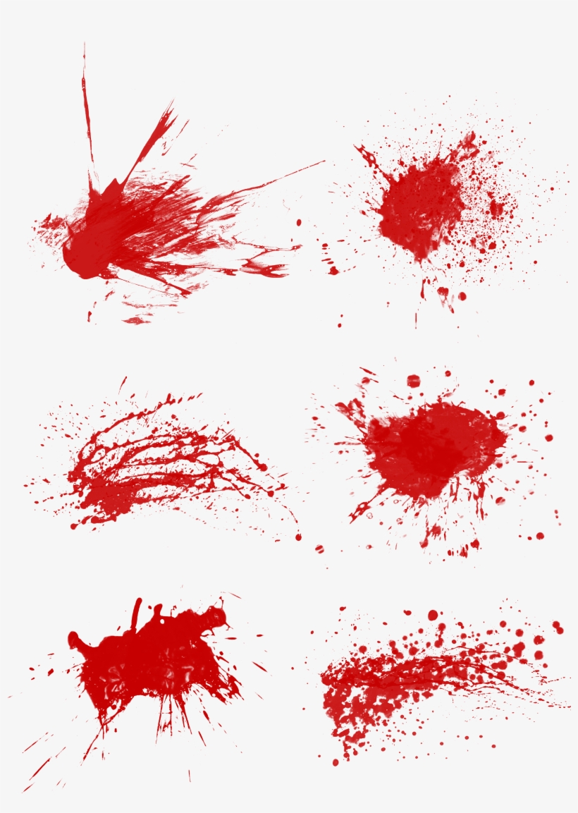Đơn Giản Sáng Tạo Thời Trang Vết Máu Png Và Psd - Illustration, transparent png #7712877