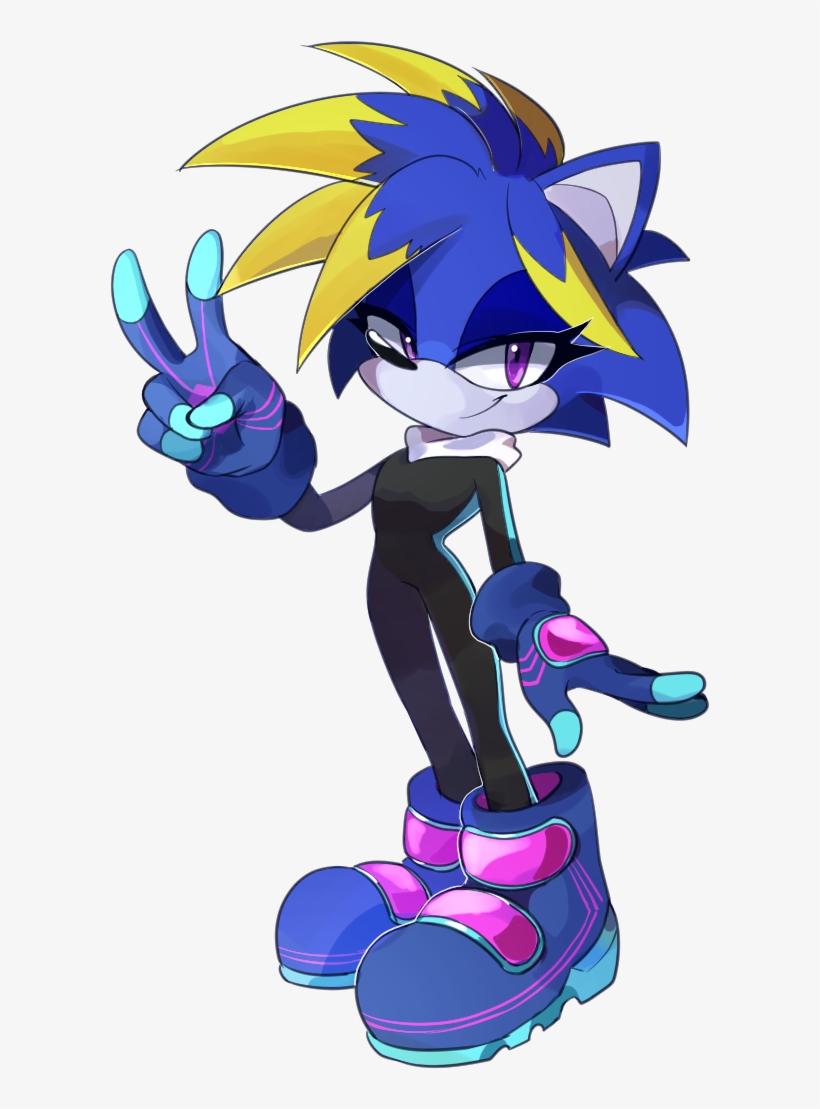 Both Commissions The Character's Meant To Be A Cyberpunk - Cartoon, transparent png #7713102