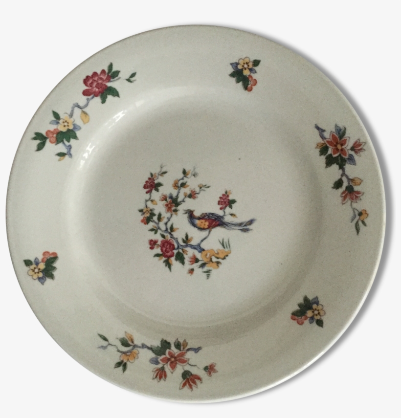 Bird Of Paradise Porcelain Dessert Plate - Plate, transparent png #7713235