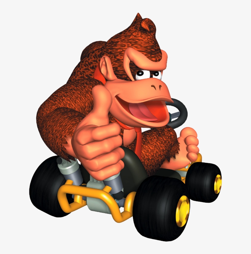 Donkey Kong Through The Years Part - Mario Kart 64 Dk, transparent png #7713588
