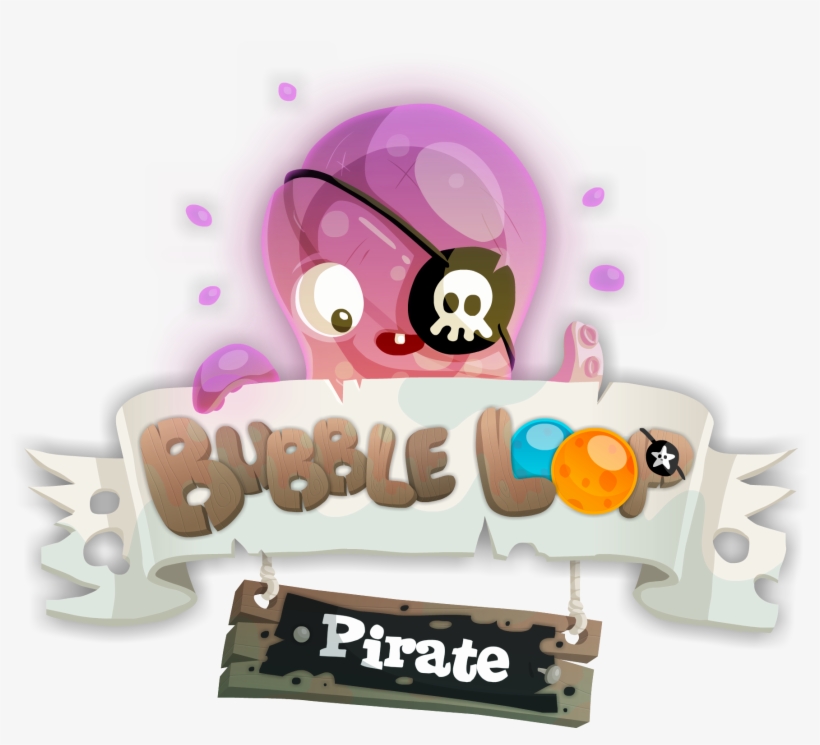 Bubble Loop Typo Logo, Typography, 3d Text, Game Title, - Cartoon, transparent png #7713882