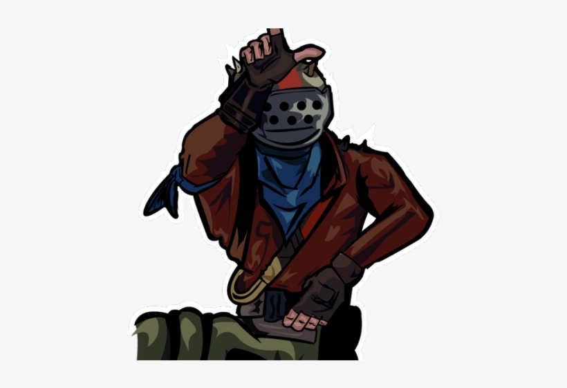 Rust Clipart Cartoon - Fortnite Rust Lord Take The L, transparent png #7714347