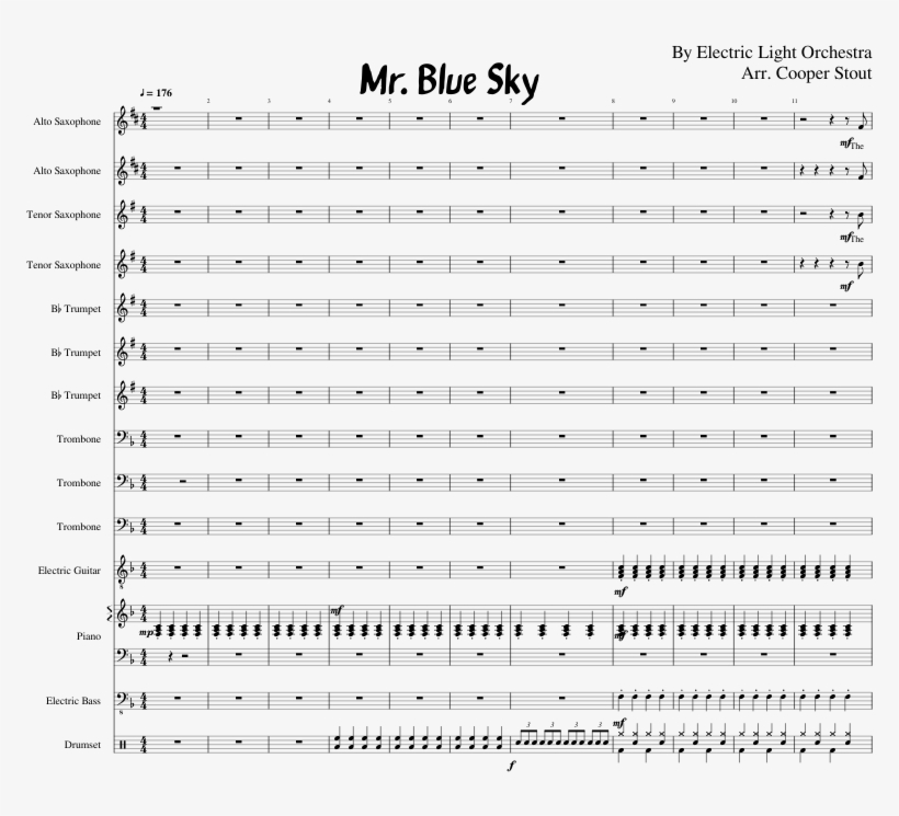 Mr Blue Sky - Document, transparent png #7714509