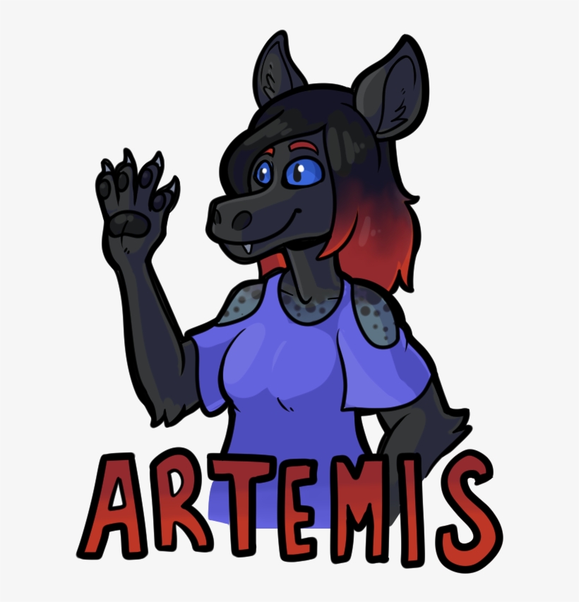Artemis Badge - Cartoon, transparent png #7714620