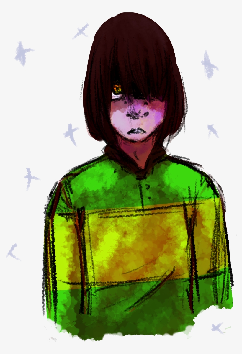 Kris Has An Older Brother Named Asriel That Moved Away - Child Art, transparent png #7715248