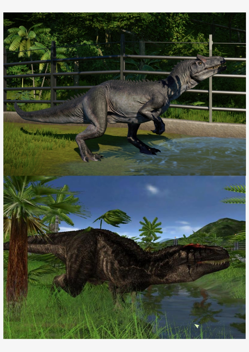 Imageallosaurus With Coastal Skin Reminds Me Of An - Jurassic Park Operation Genesis Carcharodontosaurus, transparent png #7715440