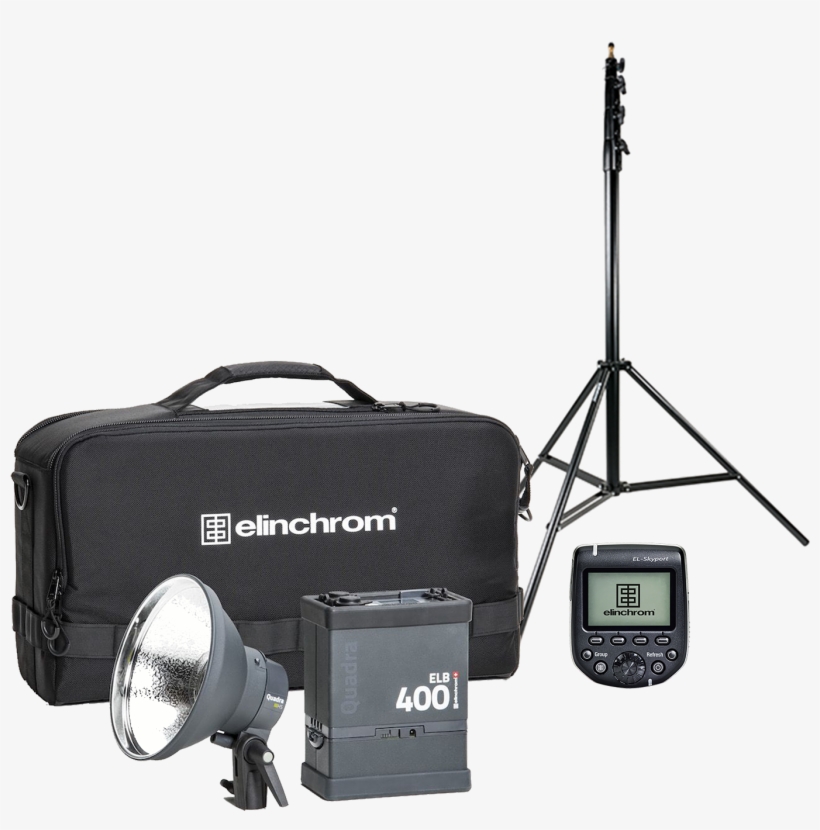 Elinchrom Elb 400 Lighting Kits - Elinchrom Elb 400 Hi-sync To Go Kit, transparent png #7715771