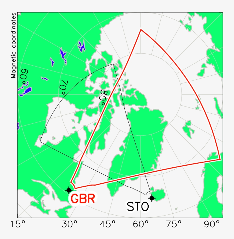 Goose Bay Radar Field Of View Map - Map Of Canada, transparent png #7715773