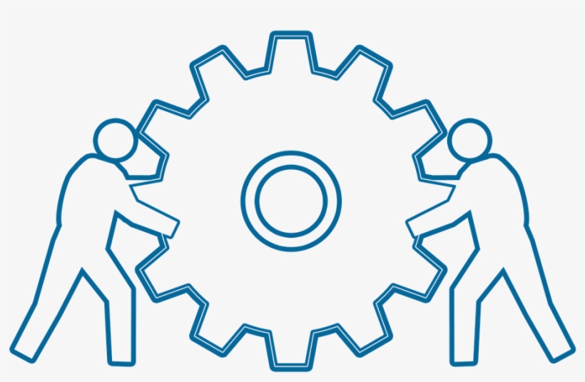 Teamwork, Team, Gear, Gears, Drive, Personal, Group - Gear Outline, transparent png #7716068