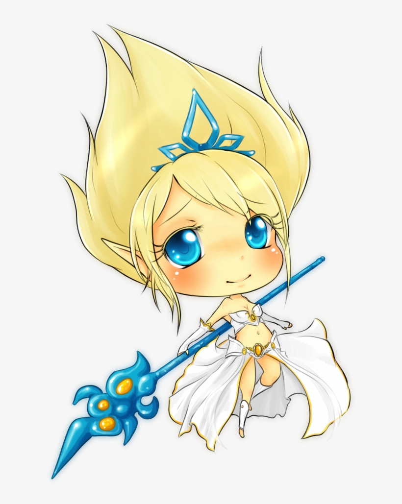 Chibi Janna The Storm's Fury - League Of Legends, transparent png #7716488