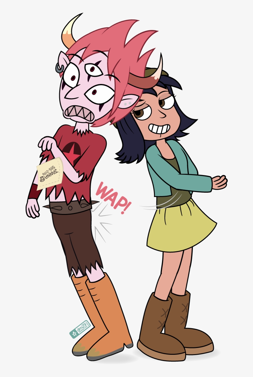 “ Weird Demon Prince Dude Janna Like - Star Vs The Forces Of Evil Janna X Tom, transparent png #7716583