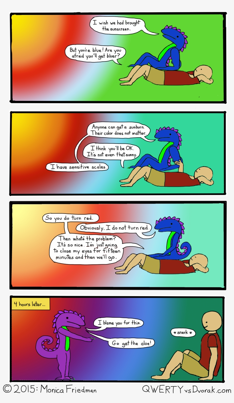 Yellow And Blue Make Green, Red And Yellow Make Orange - Cartoon, transparent png #7716717