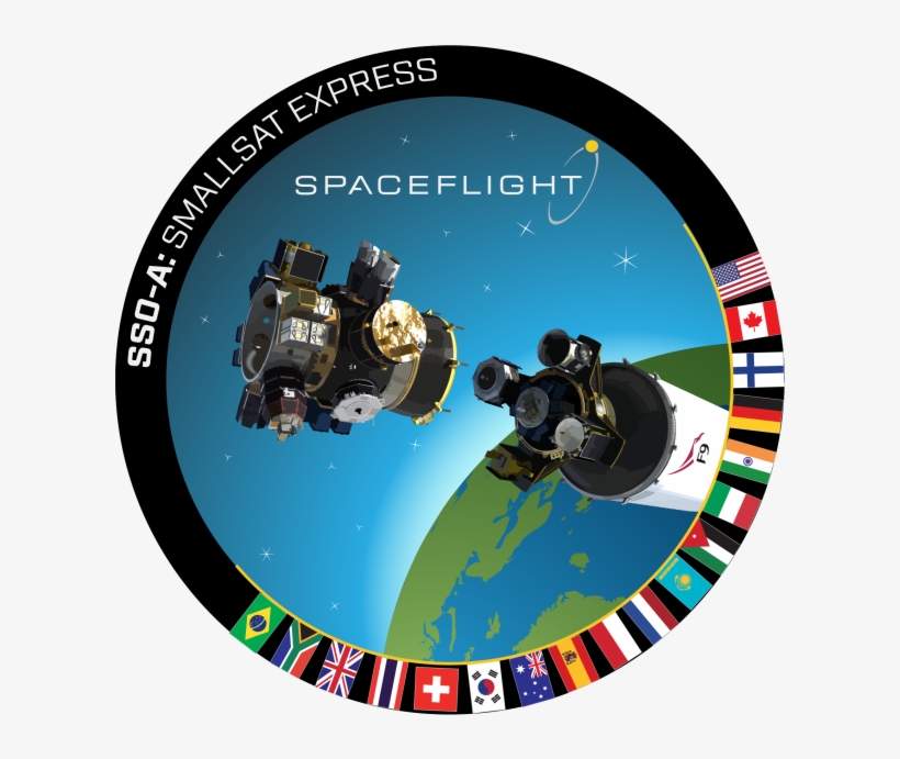 Leonard David's Inside Outer Space - Spacex Sso A Mission Patch, transparent png #7716820