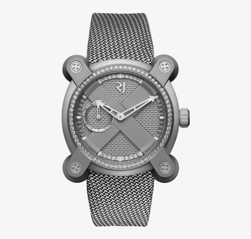 Romain Jerome Moon Dust Steel Mood Silver Auto Mg - Analog Watch, transparent png #7717101