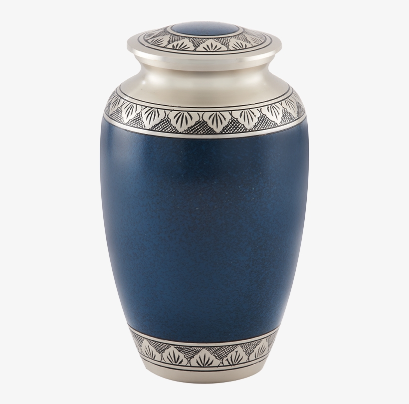 Athens Pewter Blue Urn, transparent png #7717216