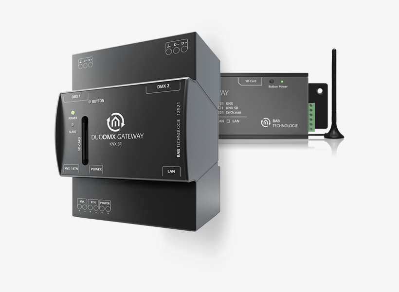 The Duodmx Gateway Is The Bi-directional Knx Or Enocean - Box, transparent png #7717523
