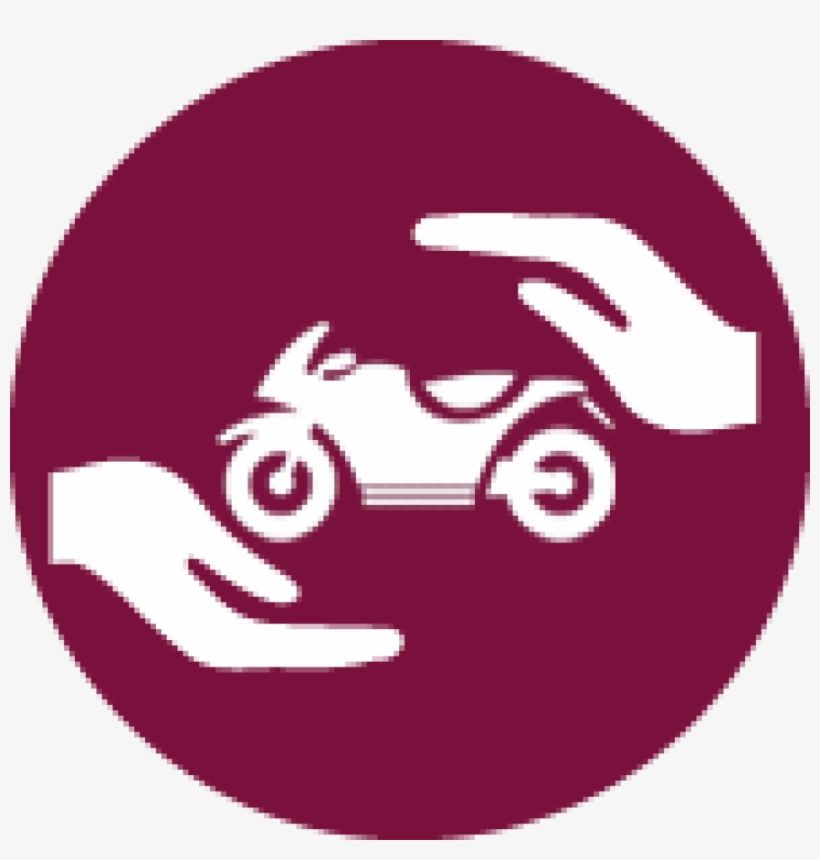 Motorcycle Gap Cover Icon - Bike Insurance Icon Png, transparent png #7717527