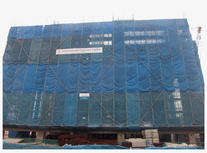 Metal Scaffolding - Construction - Commercial Building, transparent png #7717932