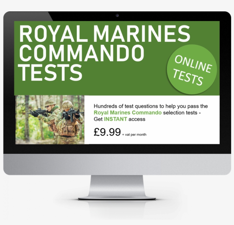 Online Interactive Royal Marines Commando Practice - Royal Marine Psychometric Test, transparent png #7717963