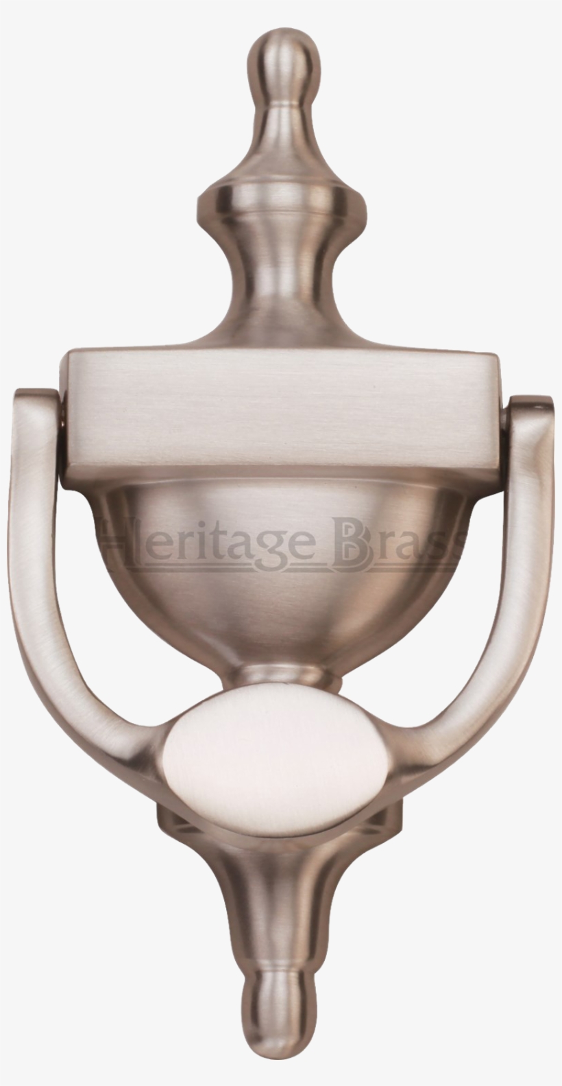 Urn Door Knocker 152mm 6 Inch Satin Nickel - Door Knocker, transparent png #7717994