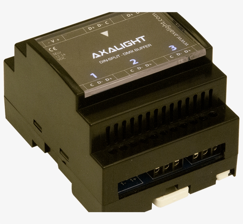Din-split >3< Dmx Buffer Ideal For Installation - Electronics, transparent png #7718088