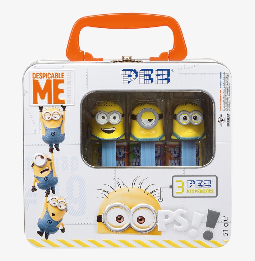 Minions Tin - Minions Pez, transparent png #7718244