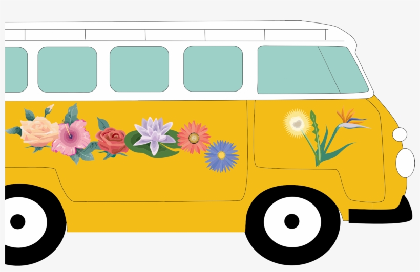 February 27, 2018 Full Resolution - Yellow Hippie Van Sticker, transparent png #7718283