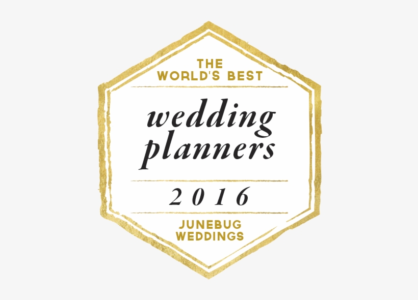 Junebug Weddings Planners Badge - Sign, transparent png #7718508