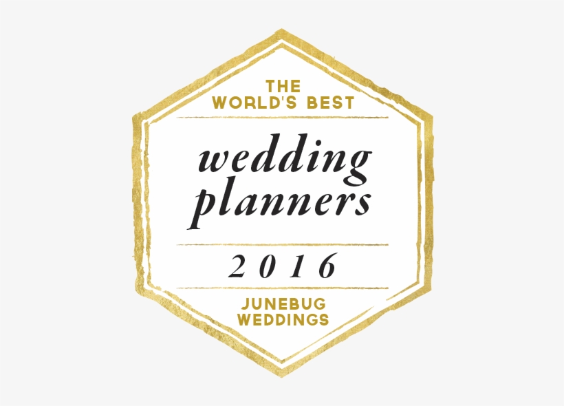 Junebug Weddings Planners Badge - Sign, transparent png #7718508