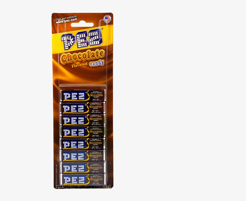$1 - - Pez Candy Refil Chocolate, transparent png #7718567