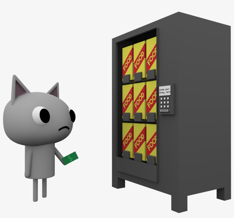 Vending Machine Analogy - Cartoon, transparent png #7718918