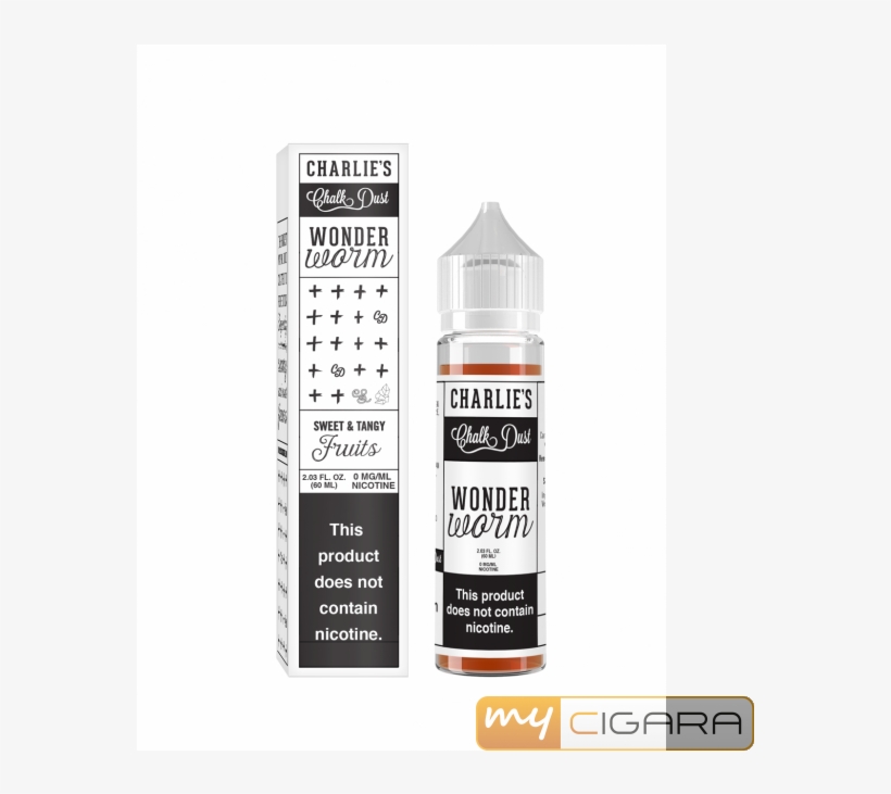 Charlie's Chalk Dust Wonderworm Shortfill E-liquid - Charlies Chalk Dust King Bellman 0 Mg, transparent png #7719353