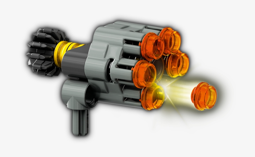 Elemental Fire Blaster - Bionicle Blaster Guns, transparent png #7720025