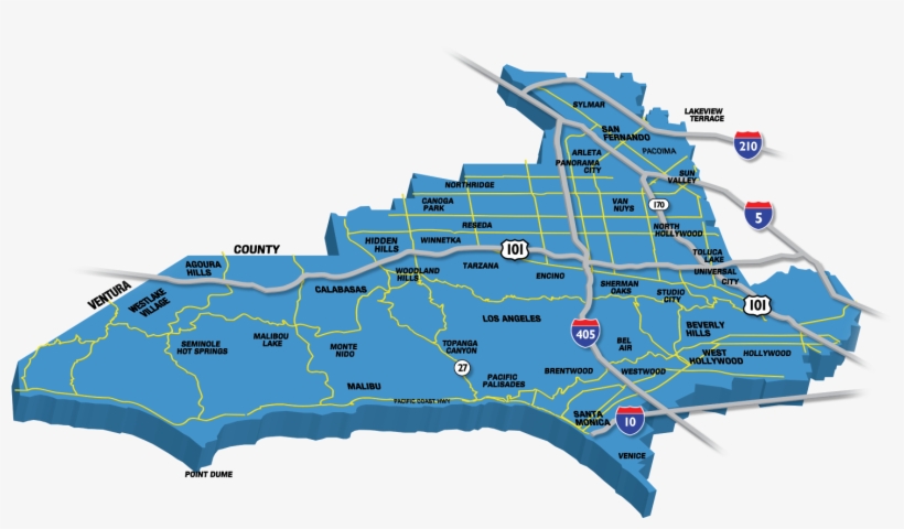 3rd District Map - Los Angeles 3rd District, transparent png #7720872