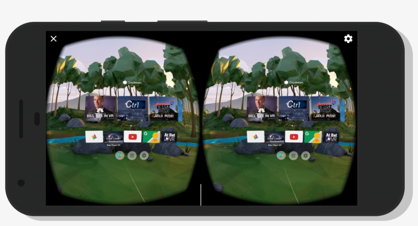 Google Daydream Update Brings Chromecast Support - Daydream Vr Setting, transparent png #7720995