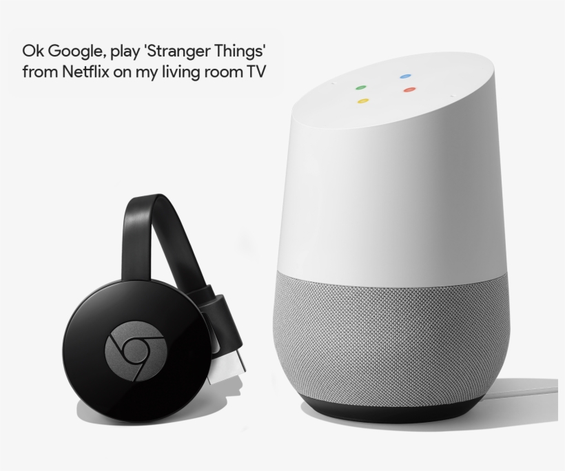 Start Streaming With Just Your Voice - Chromecast 3, transparent png #7721493