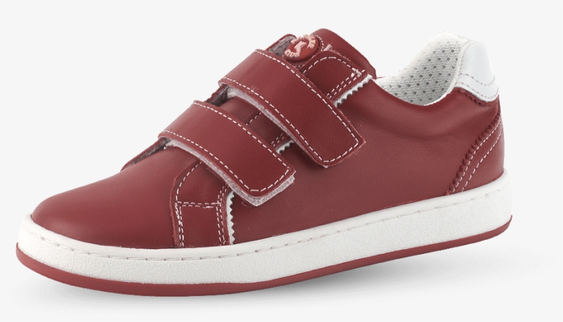 Kids' Sports Shoes In Red Nappa Снимка - Suede, transparent png #7721631