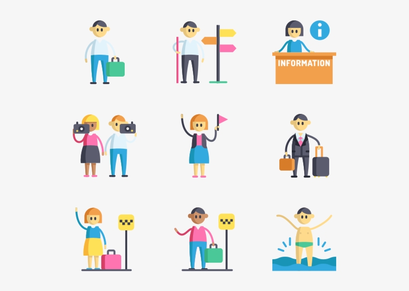 Travel People, transparent png #7722327