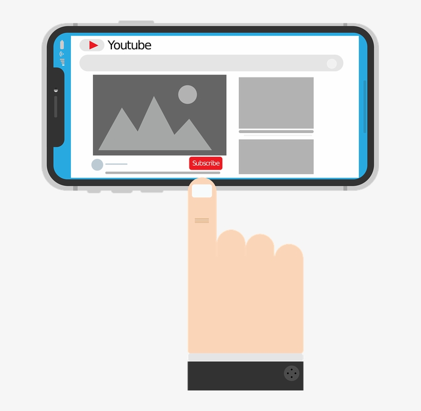 Subscribe Button Youtube Png, transparent png #7723181