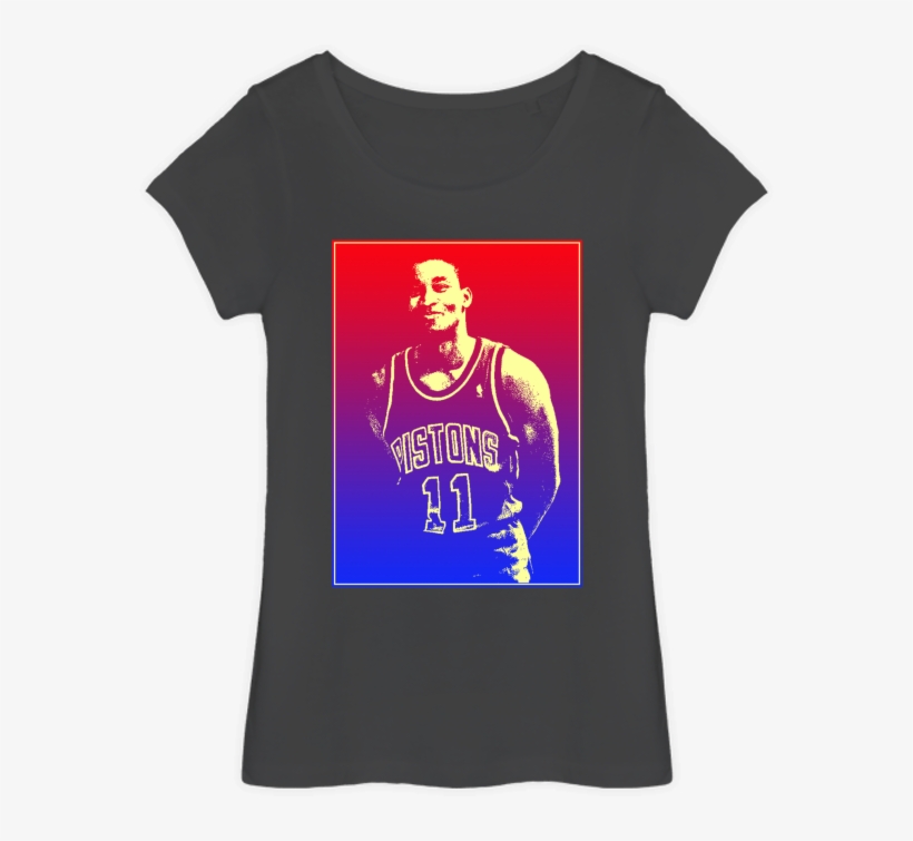 T-shirt Femme - Isiah Thomas - Basketball Player - - Sweater, transparent png #7723331