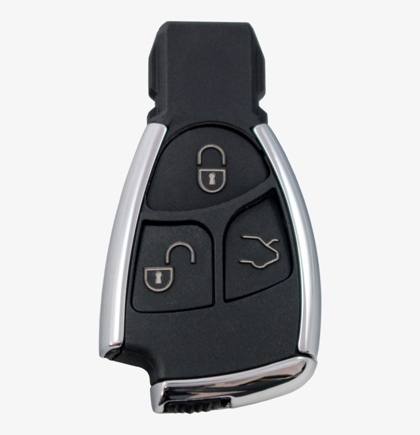 Ersatzhülle In Chrom Für Mercedes Benz Infrarotschlüssel - Mobile Phone, transparent png #7723545