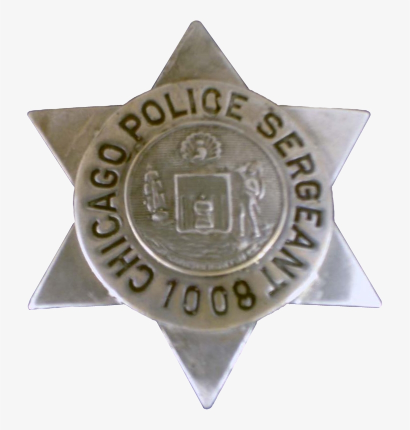 Chicago Police Sergeant Star - Badge, transparent png #7723885