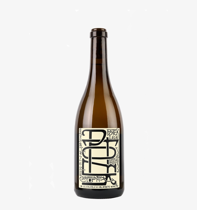 2016 Bien Nacido Chardonnay - Glass Bottle, transparent png #7723887