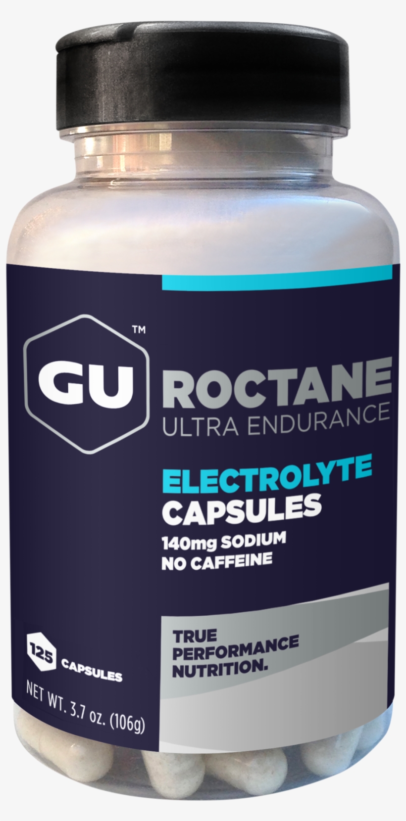 Gu Roctane Electrolyte Capsules - Electrolyte Capsules, transparent png #7724677