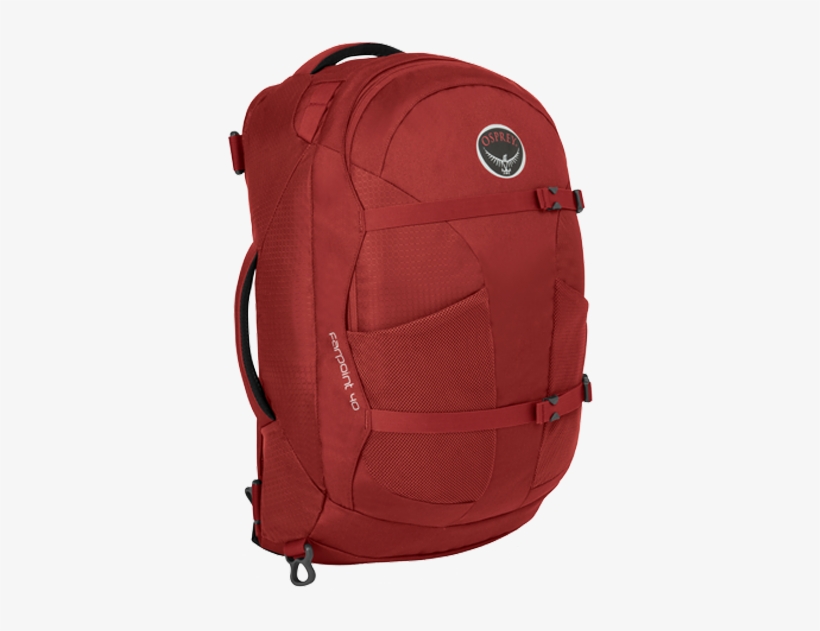 Osprey Packs Fairview - Osprey Farpoint 40 Red, transparent png #7725396