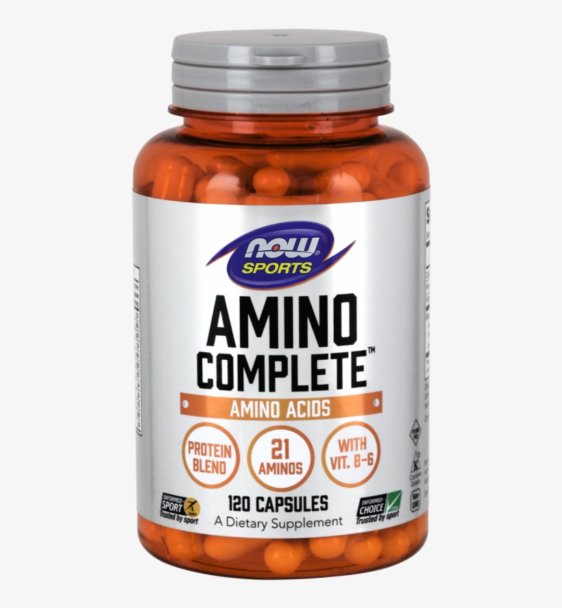 Amino Complete™ Capsules - Now Sports, transparent png #7725503