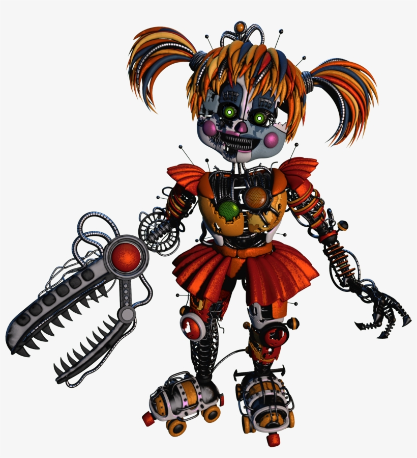 Fivenightsatfreddys - Fnaf Scrap Baby Full Body, transparent png #7725553