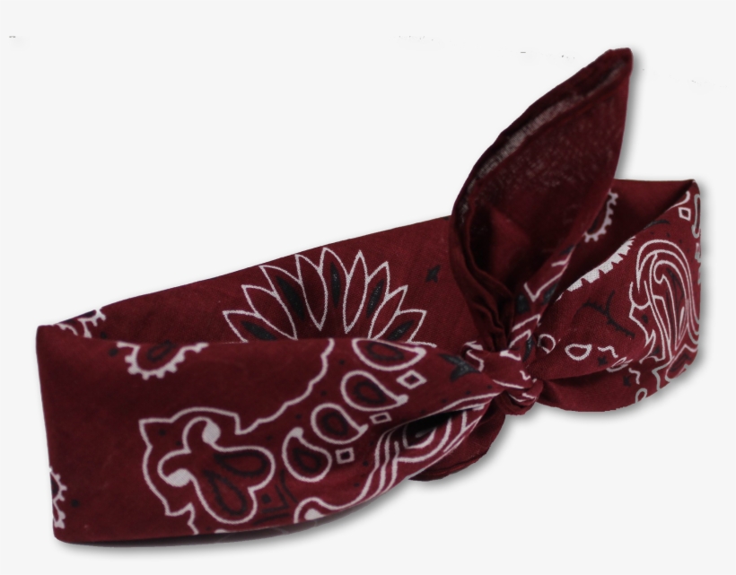 Bandana - Burgundy, transparent png #7725689