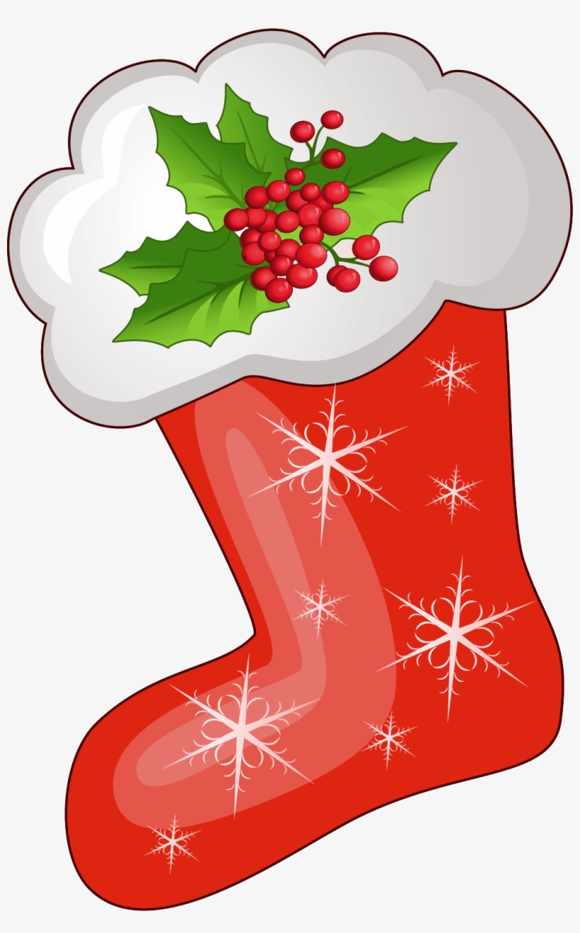 Christmas Stocking * - Merry Christmas Stocking Clip Art, transparent png #7725744